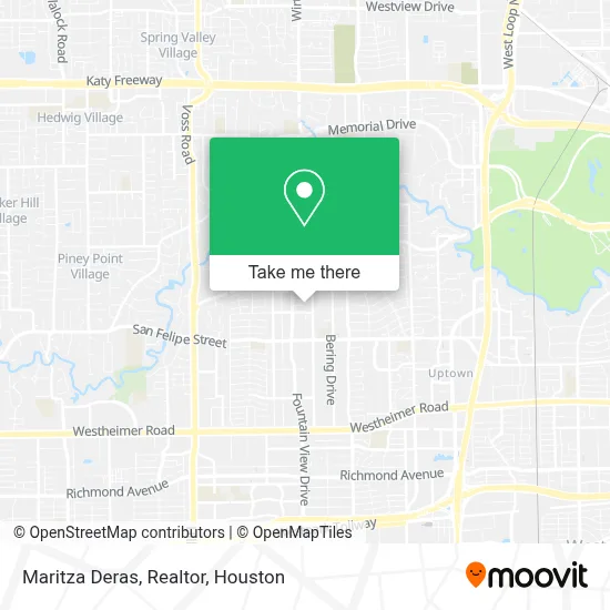 Maritza Deras, Realtor map