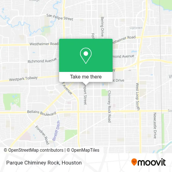 Parque Chiminey Rock map