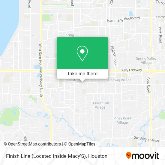 Finish Line (Located Inside Macy'S) map