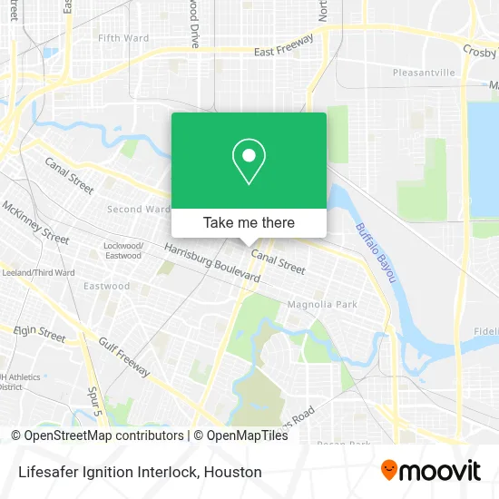 Lifesafer Ignition Interlock map