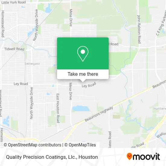 Quality Precision Coatings, Llc. map