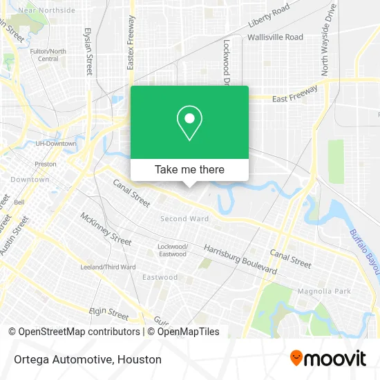 Ortega Automotive map