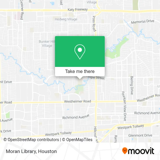 Moran Library map