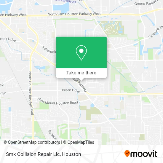 Smk Collision Repair Llc map