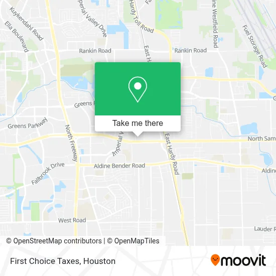 First Choice Taxes map