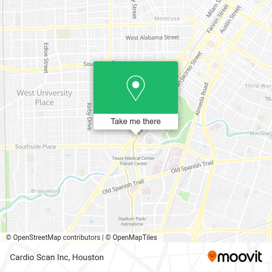 Cardio Scan Inc map