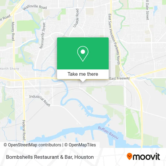 Bombshells Restaurant & Bar map
