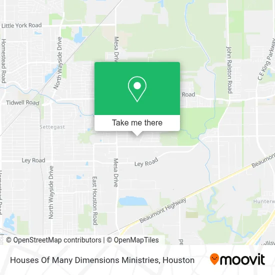 Houses Of Many Dimensions Ministries map
