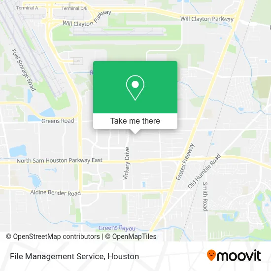 File Management Service map
