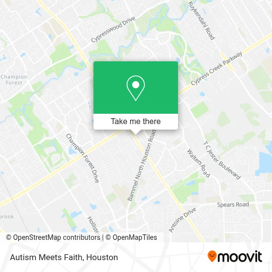 Autism Meets Faith map