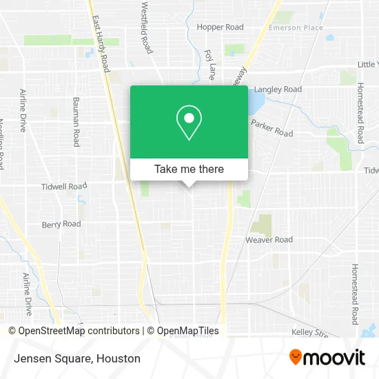 Jensen Square map