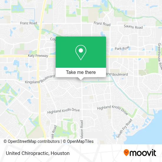 United Chiropractic map