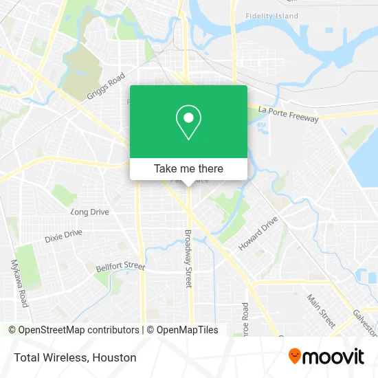 Total Wireless map