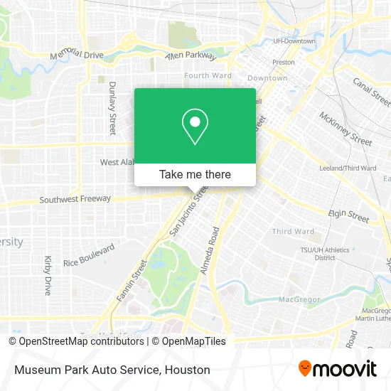 Museum Park Auto Service map