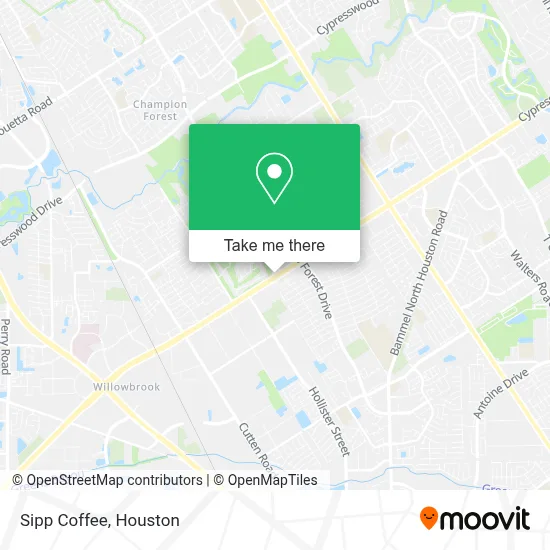 Sipp Coffee map