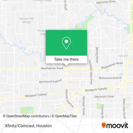 Xfinity/Comcast map