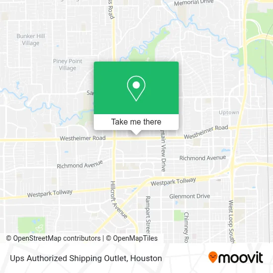 Ups Authorized Shipping Outlet map