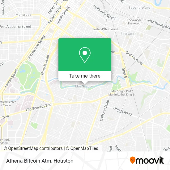 Athena Bitcoin Atm map