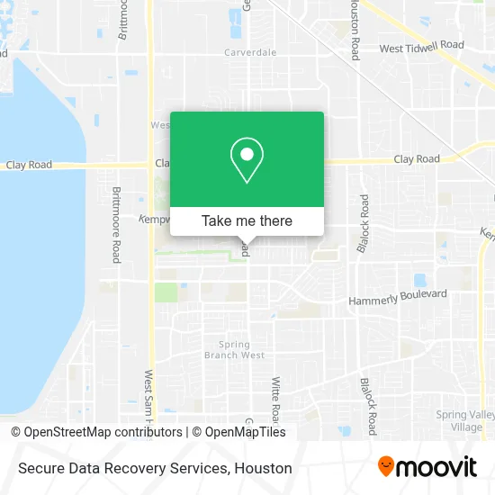 Secure Data Recovery Services map