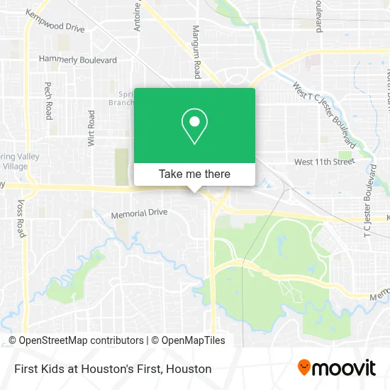 First Kids at Houston's First map