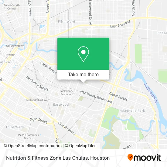 Nutrition & Fitness Zone Las Chulas map