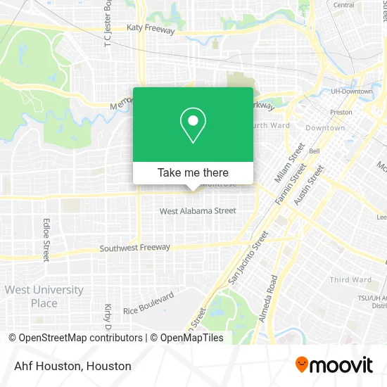 Ahf Houston map