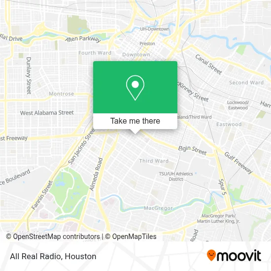 All Real Radio map