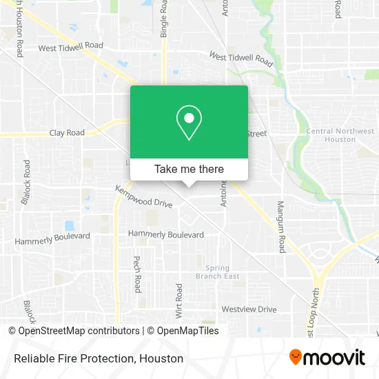 Mapa de Reliable Fire Protection