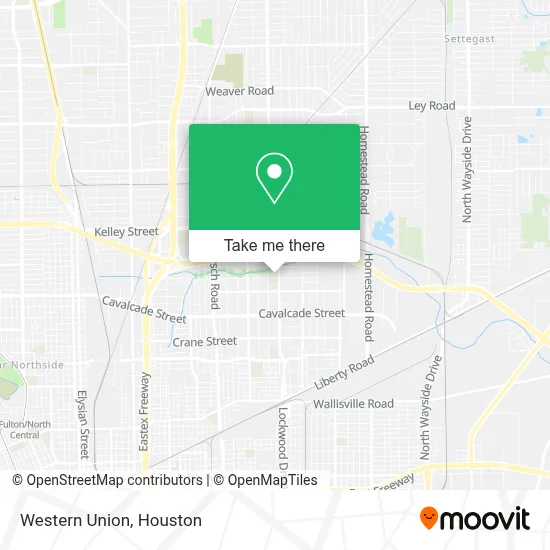 Western Union map