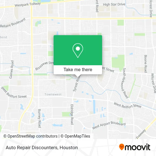 Auto Repair Discounters map