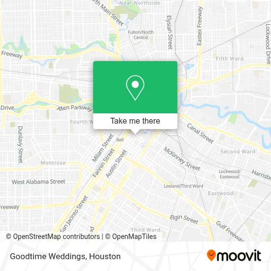 Goodtime Weddings map