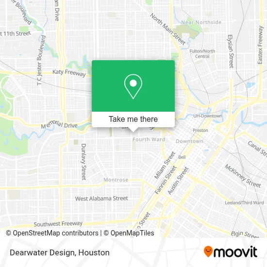 Dearwater Design map