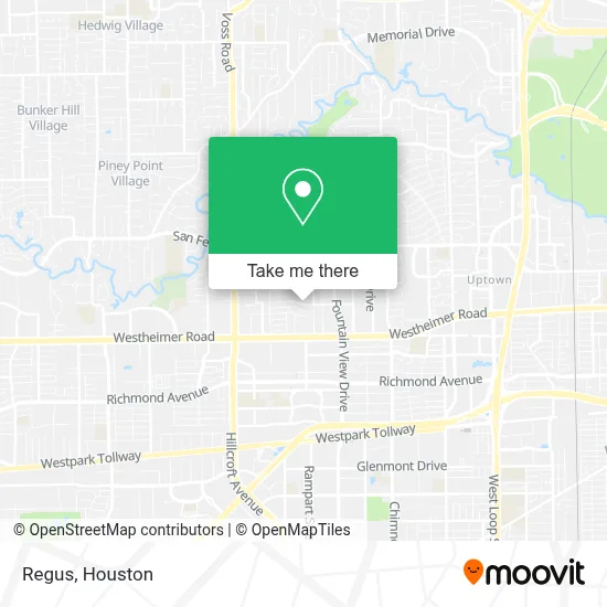 Regus map