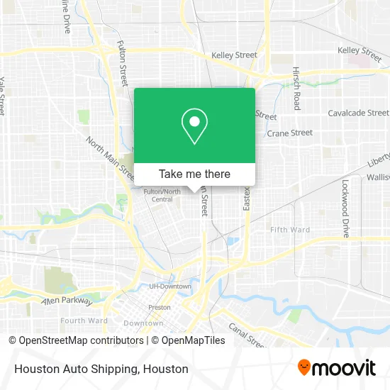 Houston Auto Shipping map