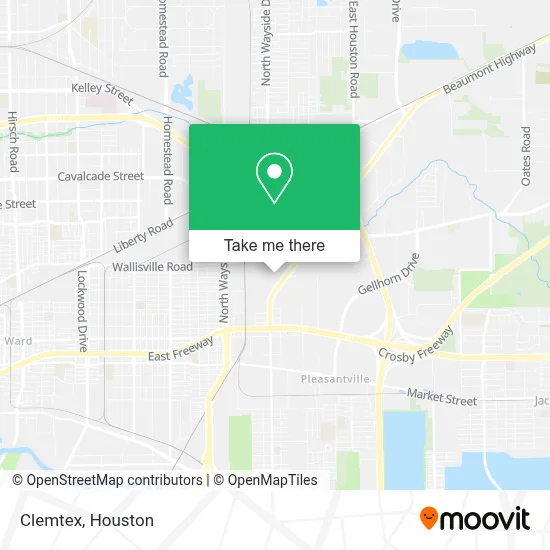 Clemtex map