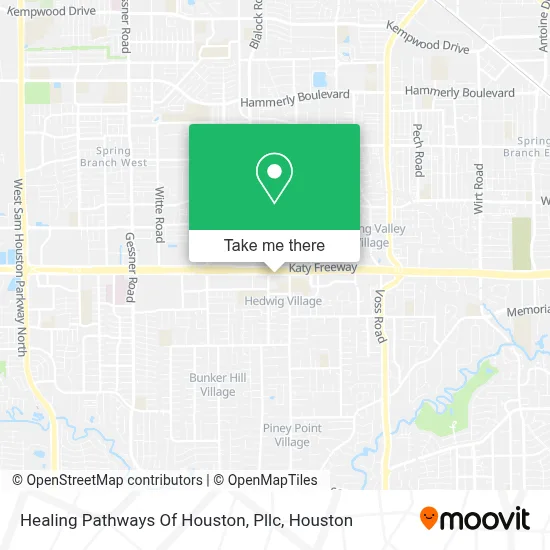 Healing Pathways Of Houston, Pllc map