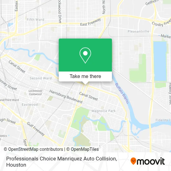 Professionals Choice Manriquez Auto Collision map