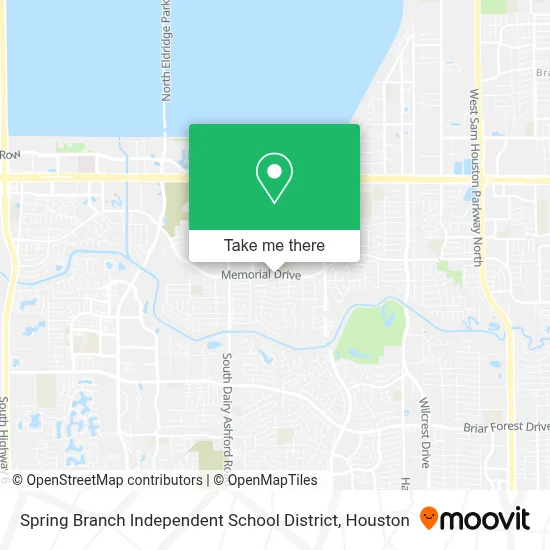 Spring Branch Independent School District map