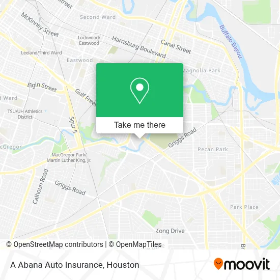 A Abana Auto Insurance map