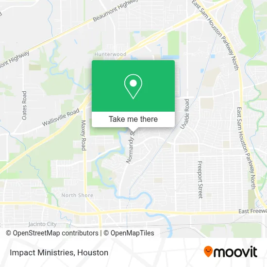 Impact Ministries map
