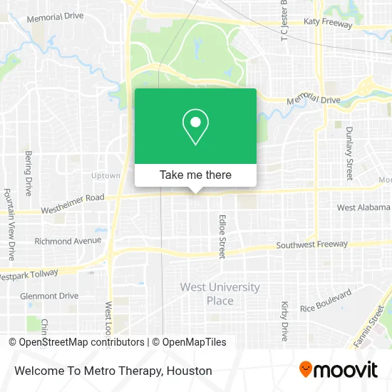 Welcome To Metro Therapy map