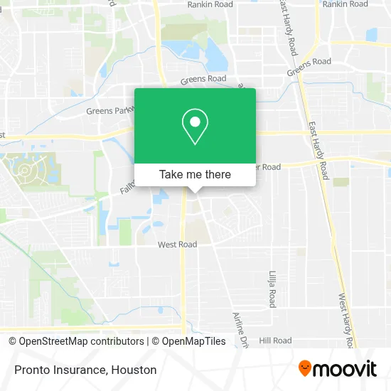 Pronto Insurance map
