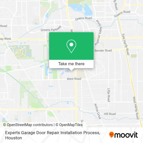 Experts Garage Door Repair Installation Process map