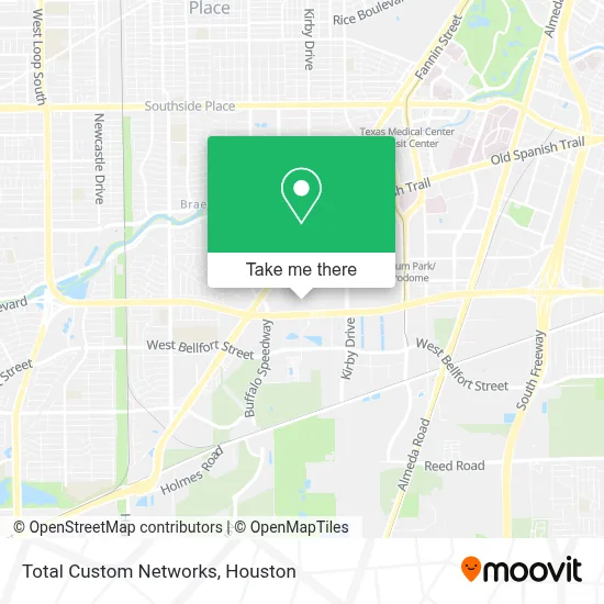 Total Custom Networks map