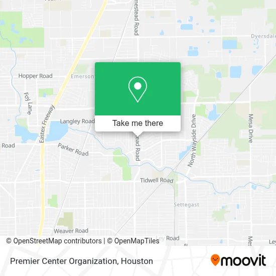 Premier Center Organization map