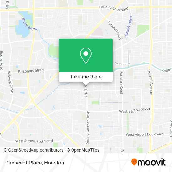 Crescent Place map