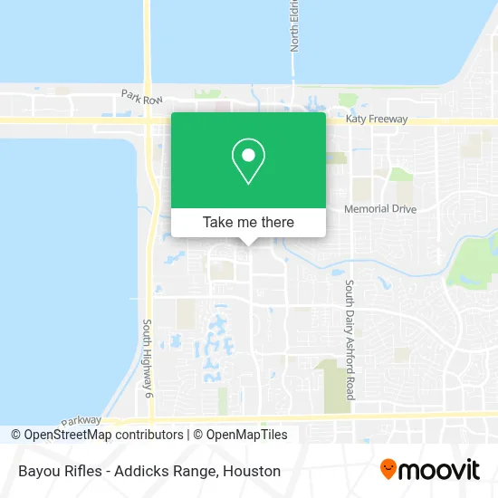 Bayou Rifles - Addicks Range map