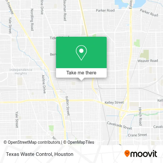 Texas Waste Control map