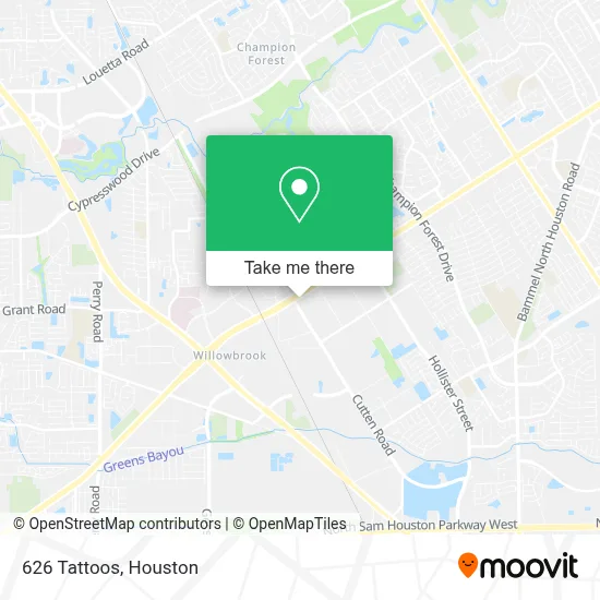 626 Tattoos map