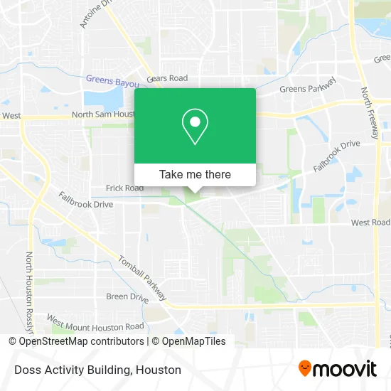 Doss Activity Building map